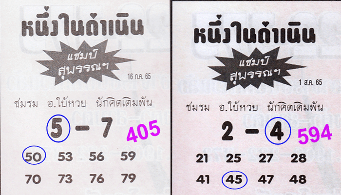 Thai Lottery Orange Magazine Paper Tip 16/08/22 – Thai Lottery | Thai ...